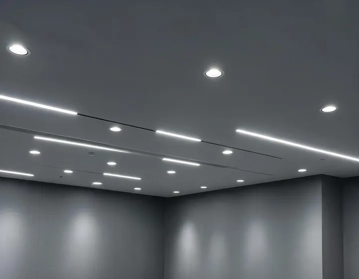 Savant commercial office lighting installation